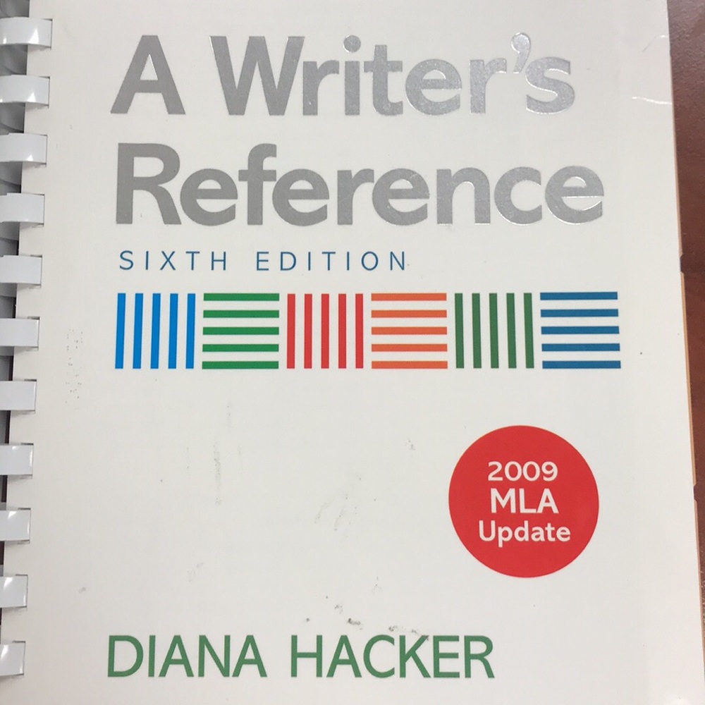 A Writer’s Reference by Diana Hacker